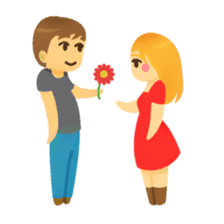 Crazy couple in love sticker #10420016