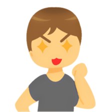 Crazy couple in love sticker #10420021