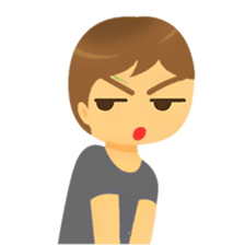 Crazy couple in love sticker #10420027