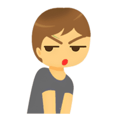 Crazy couple in love sticker #10420027