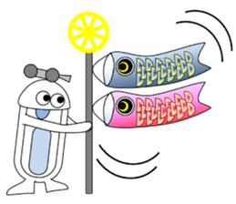 Japanese style restroom 4 sticker #10420128