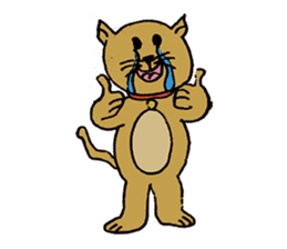 Teaching Material Cat sticker #10421092