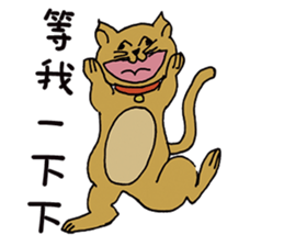 Teaching Material Cat sticker #10421101