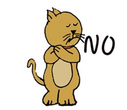 Teaching Material Cat sticker #10421105