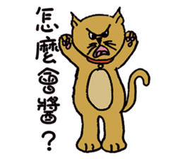 Teaching Material Cat sticker #10421107