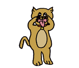 Teaching Material Cat sticker #10421109