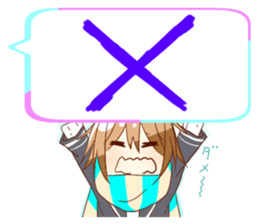 Sticker of 4 boys sticker #10421440