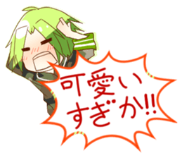 Sticker of 4 boys sticker #10421455