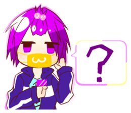 Sticker of 4 boys sticker #10421468