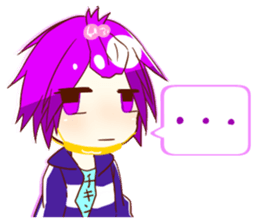 Sticker of 4 boys sticker #10421469