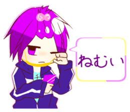 Sticker of 4 boys sticker #10421472