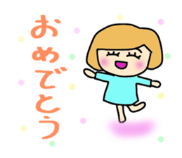 A daily life conversation of Mami. sticker #10421426