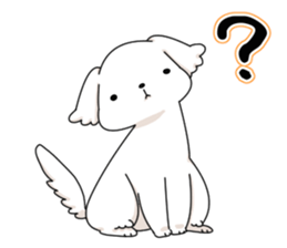 Momoko is Maltese. sticker #10421936