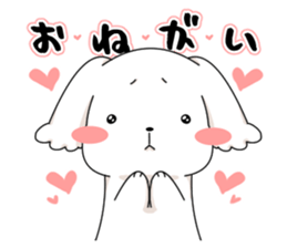 Momoko is Maltese. sticker #10421941