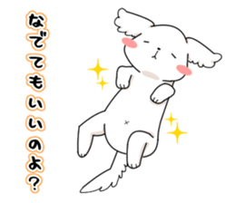 Momoko is Maltese. sticker #10421944