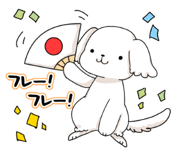 Momoko is Maltese. sticker #10421947