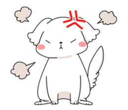 Momoko is Maltese. sticker #10421948