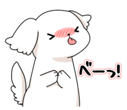 Momoko is Maltese. sticker #10421949
