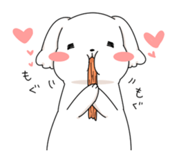 Momoko is Maltese. sticker #10421958