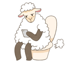 Fufu:The sheep (ENG version) sticker #10422780