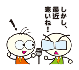 MARUSUKE,& MARUO comic act toque sticker #10422804