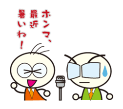 MARUSUKE,& MARUO comic act toque sticker #10422805