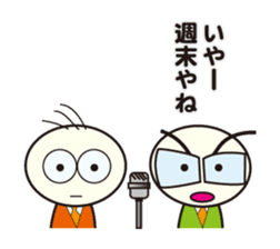 MARUSUKE,& MARUO comic act toque sticker #10422809