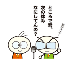 MARUSUKE,& MARUO comic act toque sticker #10422815