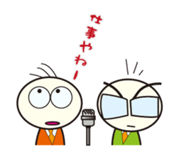 MARUSUKE,& MARUO comic act toque sticker #10422816