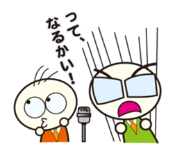 MARUSUKE,& MARUO comic act toque sticker #10422820