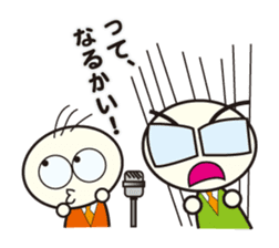 MARUSUKE,& MARUO comic act toque sticker #10422820