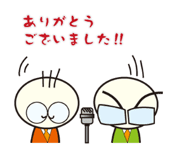 MARUSUKE,& MARUO comic act toque sticker #10422828