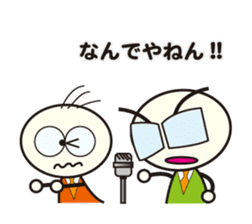 MARUSUKE,& MARUO comic act toque sticker #10422829