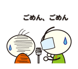 MARUSUKE,& MARUO comic act toque sticker #10422833