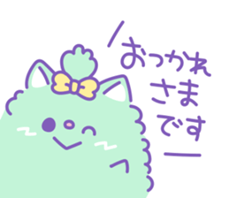 Group of "Fuwamoco" cute pastel color sticker #10422960