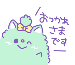 Group of "Fuwamoco" cute pastel color sticker #10422960