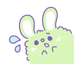 Group of "Fuwamoco" cute pastel color sticker #10422968