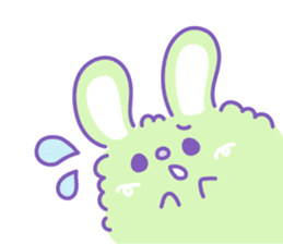 Group of "Fuwamoco" cute pastel color sticker #10422968