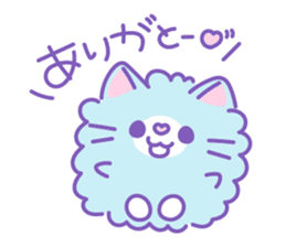 Group of "Fuwamoco" cute pastel color sticker #10422970