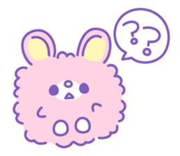 Group of "Fuwamoco" cute pastel color sticker #10422977