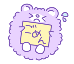 Group of "Fuwamoco" cute pastel color sticker #10422984