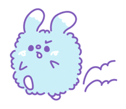 Group of "Fuwamoco" cute pastel color sticker #10422987