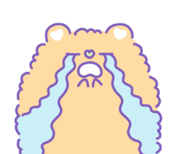 Group of "Fuwamoco" cute pastel color sticker #10422988