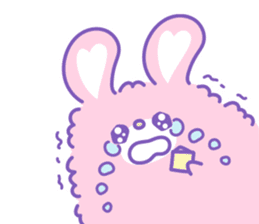 Group of "Fuwamoco" cute pastel color sticker #10422989