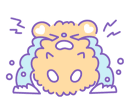 Group of "Fuwamoco" cute pastel color sticker #10422990