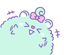 Group of "Fuwamoco" cute pastel color sticker #10422992