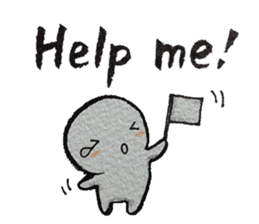 Shiratama-kun//A must-have in new life// sticker #10423215