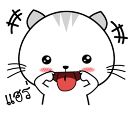 Cat in lover sticker #10423606