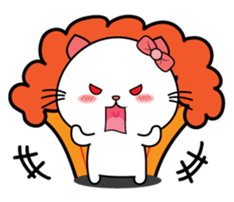 Cat in lover sticker #10423609