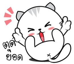 Cat in lover sticker #10423622